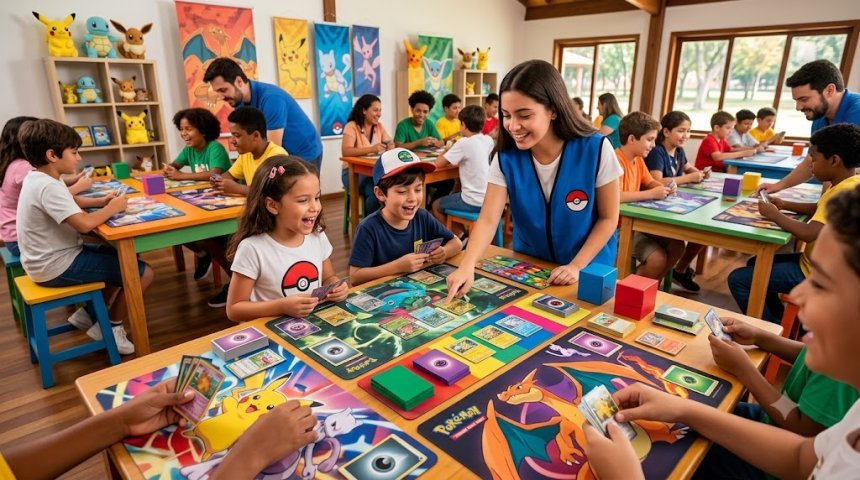 Escolinha TCG Pokémon: aprenda a jogar Pokémon com uma experiência divertida e interativa